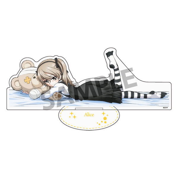 Hobby Stock Girls und Panzer das Finale BIG Acrylic Stand Alice Shimada Sleeping Together A ver.