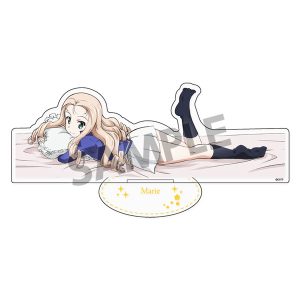 Hobby Stock Girls und Panzer das Finale BIG Acrylic Stand Marie Sleeping Together A ver. Bild 1