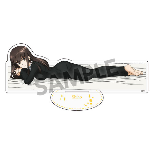 Hobby Stock Girls und Panzer das Finale BIG Acrylic Stand Shiho Nishizumi Sleeping Together A ver. gambar 1