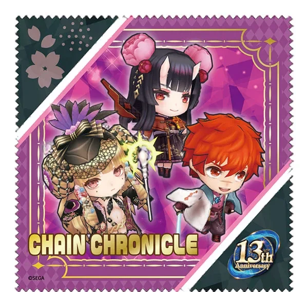 Midobiyo Chain Chronicle Cleaner Cloth Shura no Mirai Members รูปภาพ 1