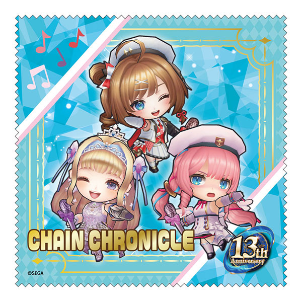Midobiyo Chain Chronicle Cleaner Cloth Seika no Mirai Members