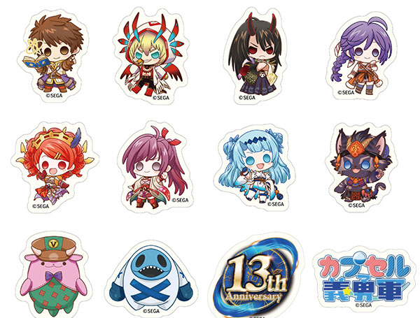 Midobiyo Chain Chronicle Flake Sticker vol.3 รูปภาพ 1