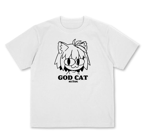 COSPA Tsukihime -A piece of blue glass moon- GOD CAT Neko Arc Plating T-shirt /WHITE-XL Bild 1