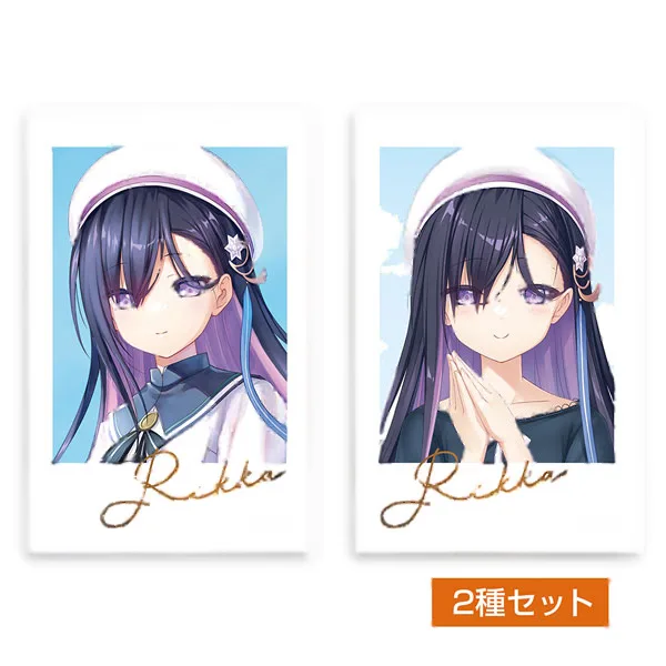 COSPA anemoi Rikka Hayakawa Photo Style Mini Sticker 2pc. Set image 1