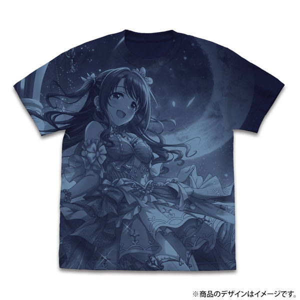 COSPA THE IDOLM@STER Cinderella Girls [Futsuu no Watashi ni Tokubetsu na Mahou wo Uzuki Shimamura+] All Print T-shirt /NAVY-M