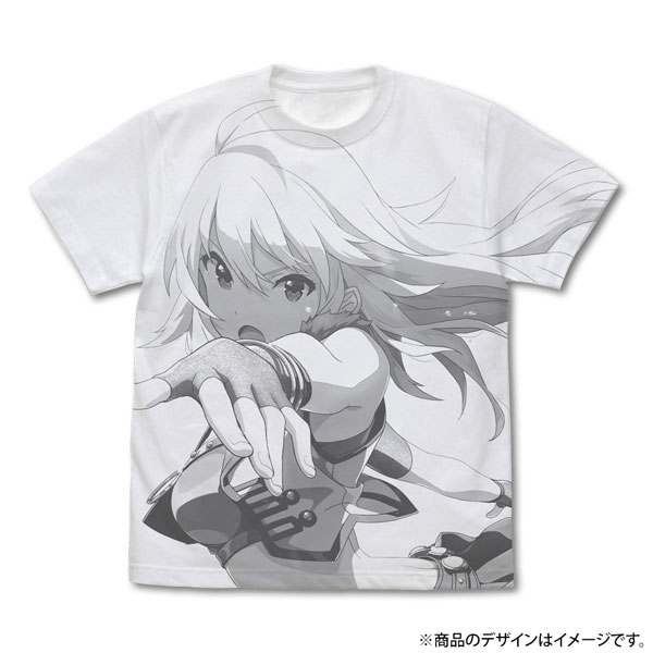 COSPA THE IDOLM@STER Million Live! [Starry Glow Miki Hoshii+] All Print T-shirt /WHITE-XL
