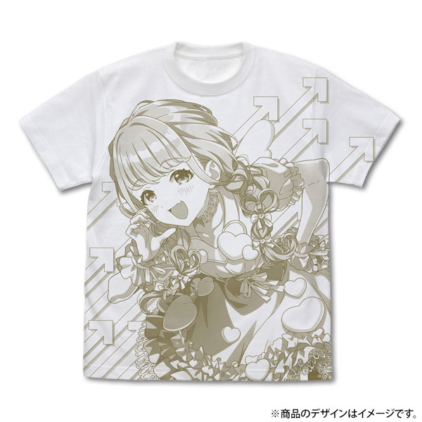 COSPA Gakuen iDOLM@STER [Jiko Kouteikan Bakuage ^^ Shukishuki Song Kotone Fujita] All Print T-shirt /WHITE-L