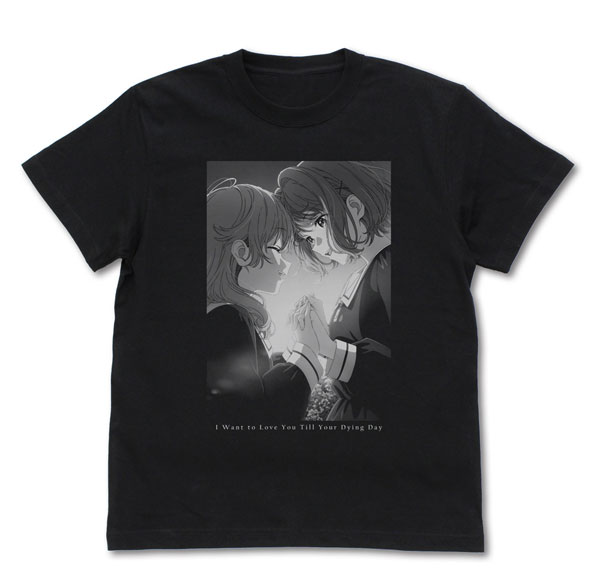 COSPA TV Anime "I Want to Love You Till Your Dying Day" Sheena & Mimi T-shirt /BLACK-M Bild 1