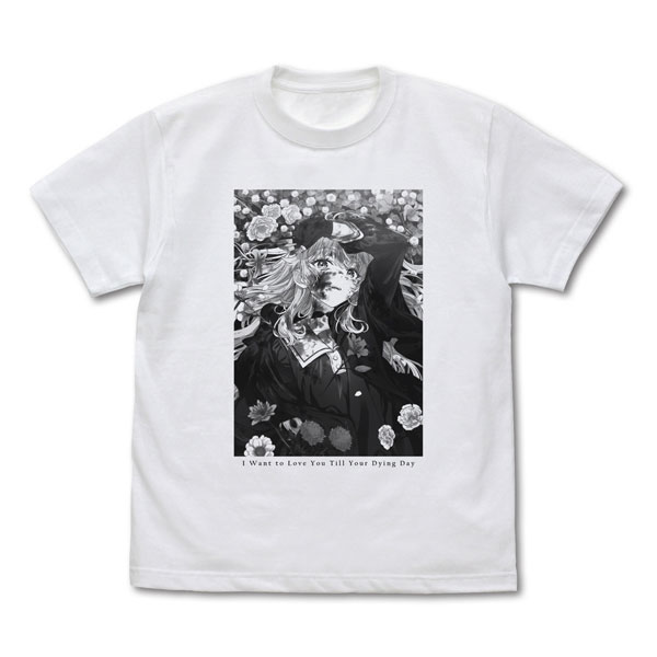 COSPA TV Anime "I Want to Love You Till Your Dying Day" Mimi Kagari T-shirt /WHITE-L