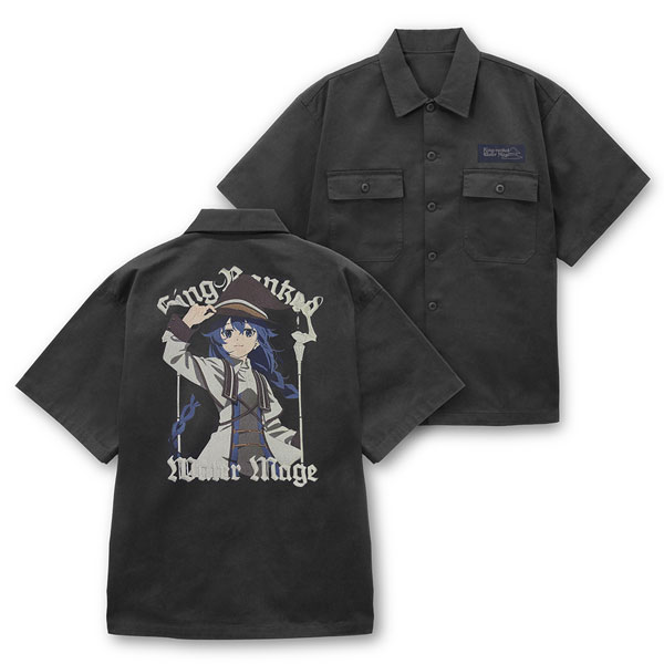 COSPA Anime "Mushoku Tensei: Jobless Reincarnation III -Isekai Ittara Honkidasu-" Roxy Migurdia Embroidery Work Shirt /GRAY-L