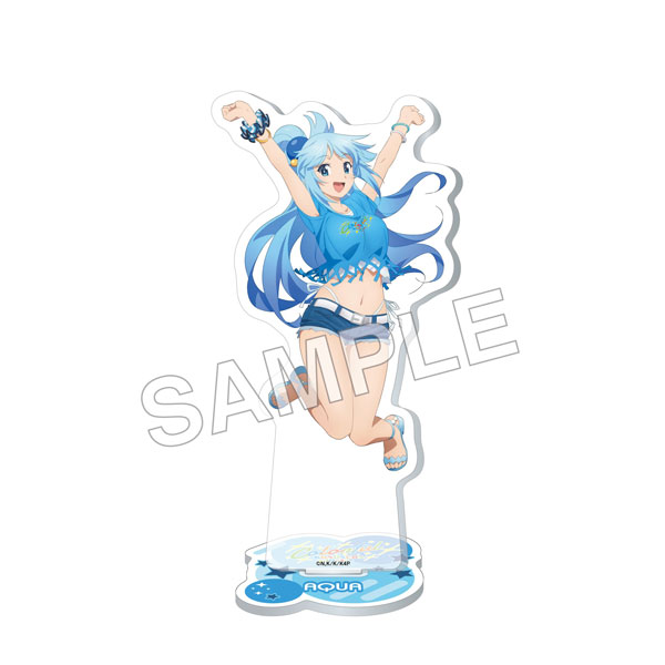 KADOKAWA TV Anime KONOSUBA -God's Blessing on This Wonderful World! Acrylic Stand Figure Colorful Ver. - Aqua image 1