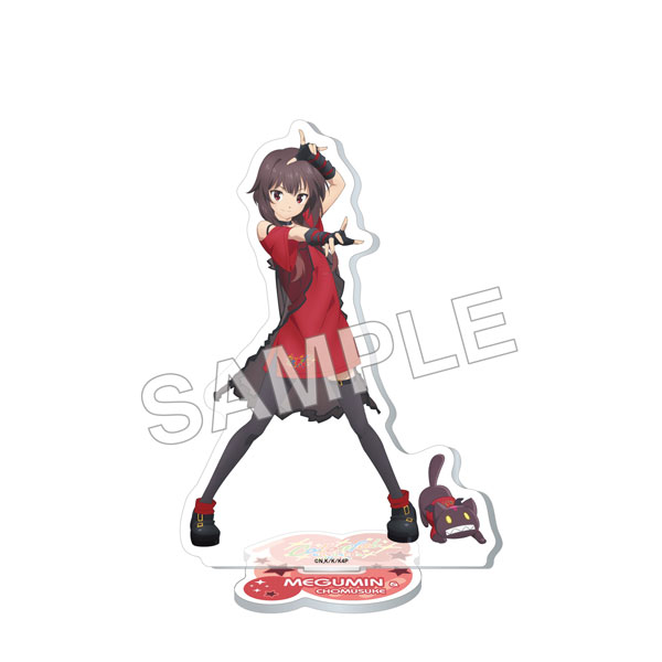 KADOKAWA TV Anime KONOSUBA -God's Blessing on This Wonderful World! Acrylic Stand Figure Colorful Ver. - Megumin & Chomusuke image 1