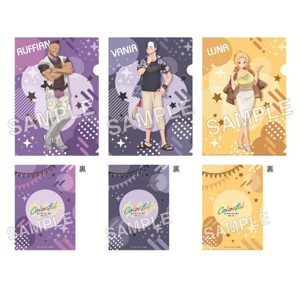 KADOKAWA TV Anime KONOSUBA -God's Blessing on This Wonderful World! Clear File Set Colorful Ver. - Ruffian & Vanir & Luna Bild 1