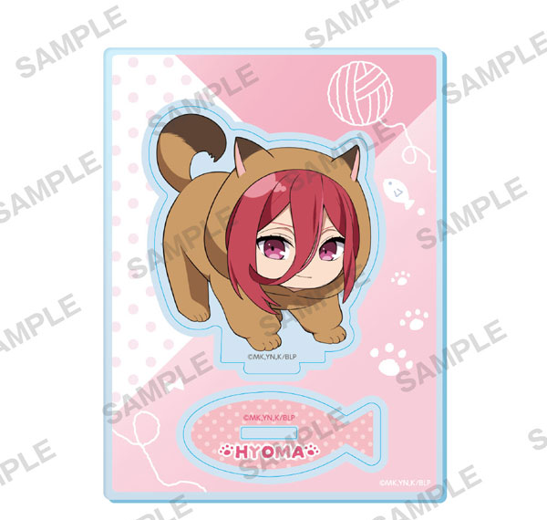 KADOKAWA TV Anime Blue Lock Mini-Character Acrylic Stand Cat Mascot Costume Ver. - Hyoma Chigiri รูปภาพ 1