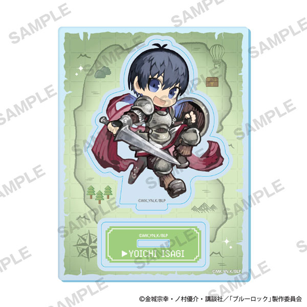 KADOKAWA TV Anime Blue Lock Mini-Character Acrylic Stand Roleplay Ver. - Yoichi Isagi imagen 1