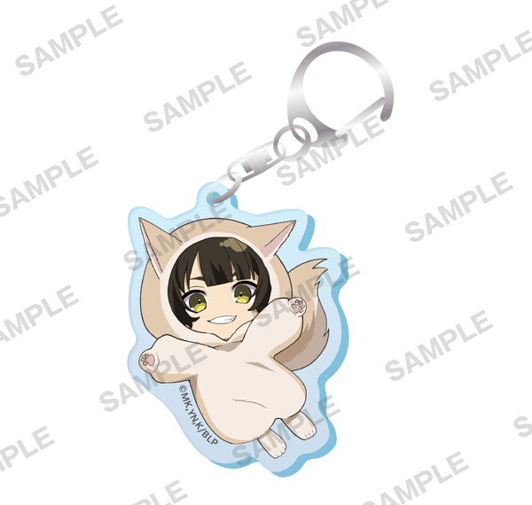 KADOKAWA TV Anime Blue Lock Mini-Character Acrylic Keychain Cat Mascot Costume Ver. - Meguru Bachira รูปภาพ 1