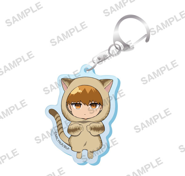 KADOKAWA TV Anime Blue Lock Mini-Character Acrylic Keychain Cat Mascot Costume Ver. - Rensuke Kunigami รูปภาพ 1
