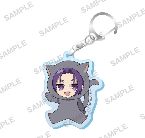 KADOKAWA TV Anime Blue Lock Mini-Character Acrylic Keychain Cat Mascot Costume Ver. - Reo Mikage Bild 1