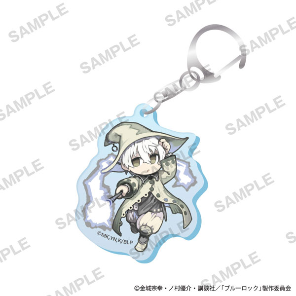 KADOKAWA TV Anime Blue Lock Mini-Character Acrylic Keychain Roleplay Ver. - Seishiro Nagi image 1