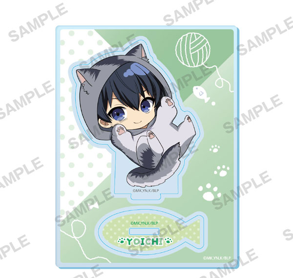 KADOKAWA TV Anime Blue Lock Mini-Character Acrylic Stand Cat Mascot Costume Ver. - Yoichi Isagi รูปภาพ 1
