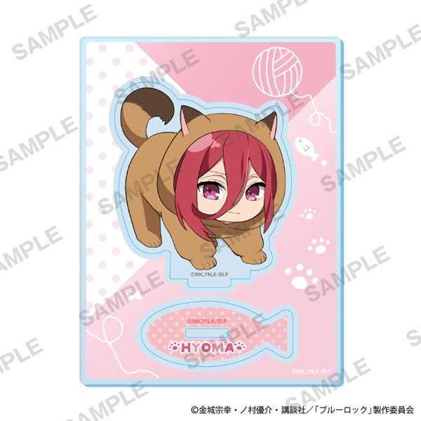 KADOKAWA TV Anime Blue Lock Mini-Character Acrylic Stand Cat Mascot Costume Ver. - Hyoma Chigiri