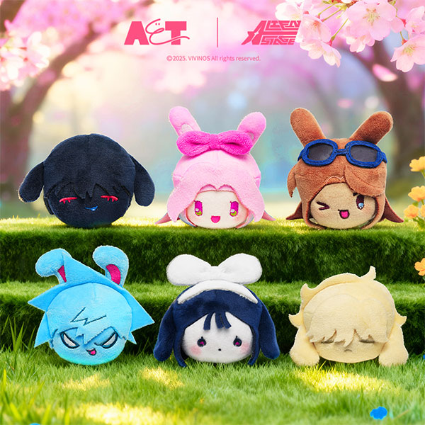 AET ALIEN STAGE Rabbit Series Face Plush 6Pack BOX