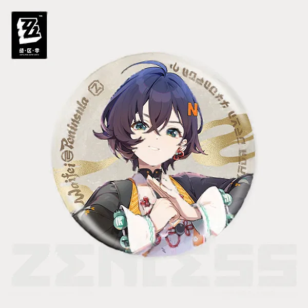 miHoYo Zenless Zone Zero Today's Outfit Series Vol.2 Tin Badge Belle Delicate Sunlight image 1