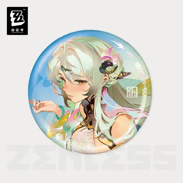 miHoYo Zenless Zone Zero Concerted Channel Series Where Clouds Embrace the Dawn Tin Badge Yixuan