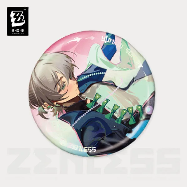 miHoYo Zenless Zone Zero Concerted Channel Series Where Clouds Embrace the Dawn Tin Badge Wise