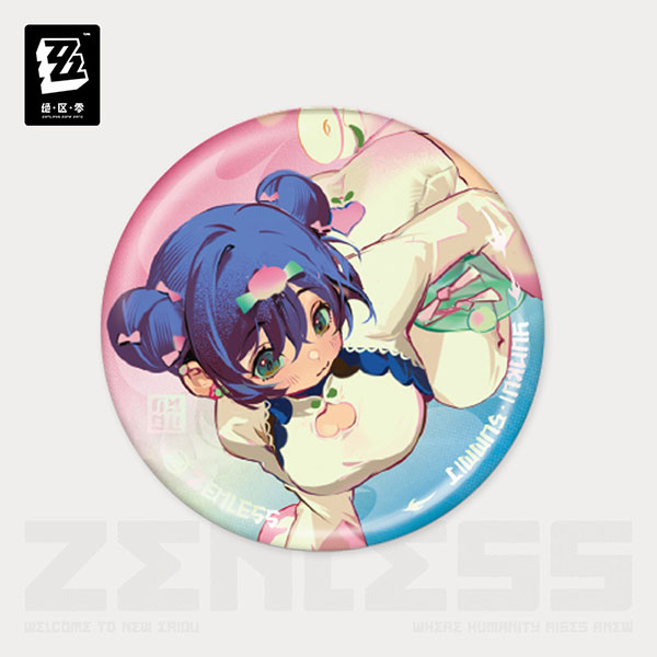 miHoYo Zenless Zone Zero Concerted Channel Series Where Clouds Embrace the Dawn Tin Badge Belle gambar 1