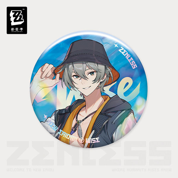 miHoYo Zenless Zone Zero Today's Outfit Series Vol.3 Tin Badge Wise Peaceful Waves