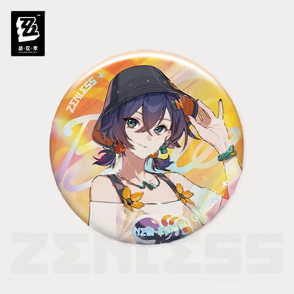 miHoYo Zenless Zone Zero Today's Outfit Series Vol.3 Tin Badge Belle Summer Skies