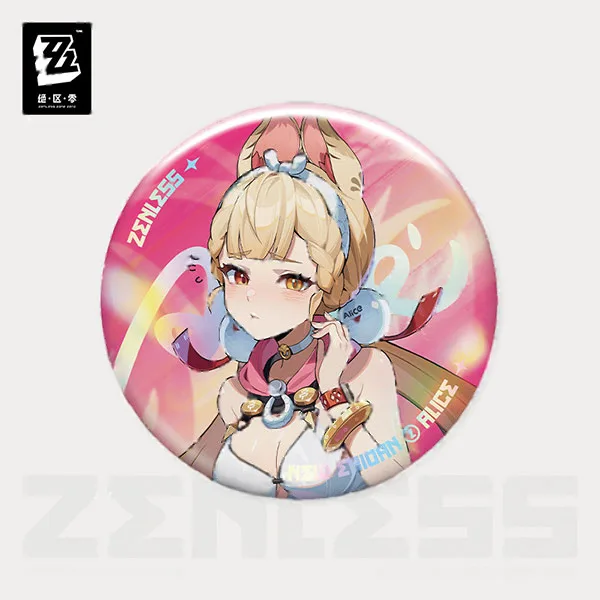 miHoYo Zenless Zone Zero Today's Outfit Series Vol.3 Tin Badge Alice Sea of Thyme