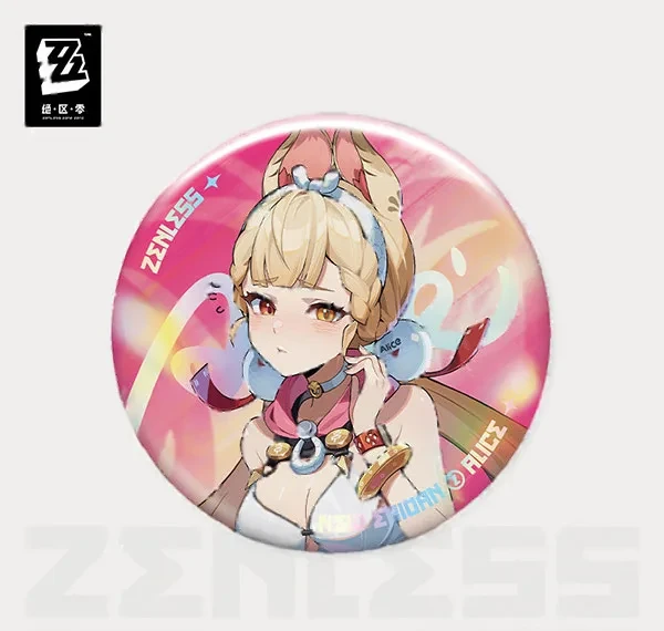 miHoYo Zenless Zone Zero Today's Outfit Series Vol.3 Tin Badge Alice Sea of Thyme รูปภาพ 1