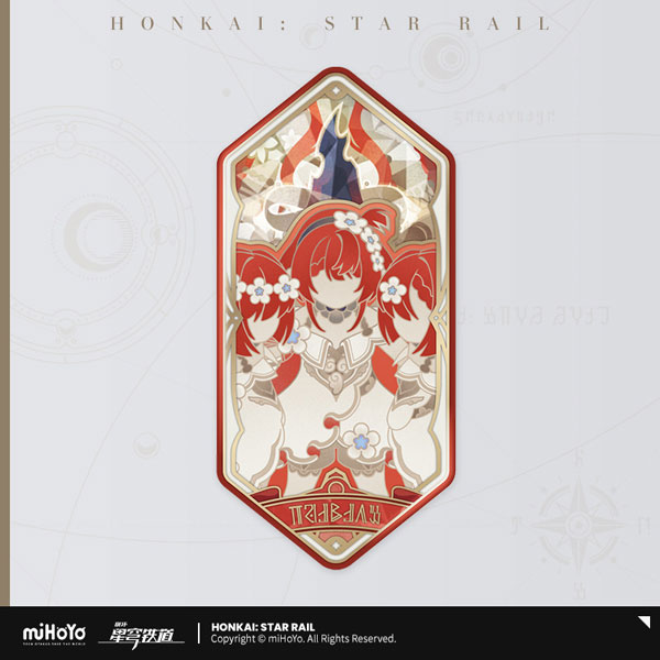 miHoYo Honkai: Star Rail As I've Written Series Tin Badge Tribbie imagen 1