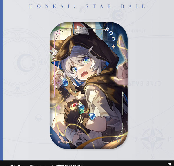 miHoYo Honkai: Star Rail Light Cone Series Tin Badge In Pursuit of the Wind รูปภาพ 1