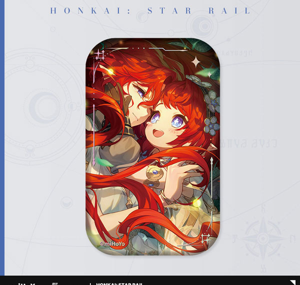miHoYo Honkai: Star Rail Light Cone Series Tin Badge Unto Tomorrow's Morrow Bild 1