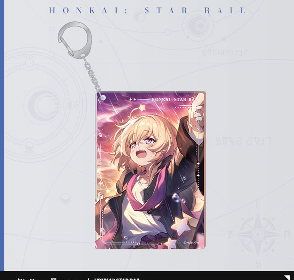 miHoYo Honkai: Star Rail Light Cone Series Acrylic Strap Journey, Forever Peaceful imagen 1