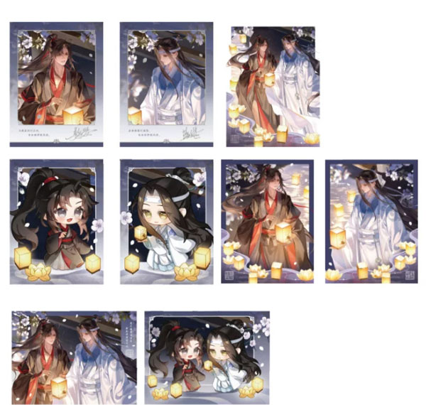 QINGCANG Anime "Mo Dao Zu Shi" You Hua Ying Ver. Trading Card 9pc. BOX รูปภาพ 1