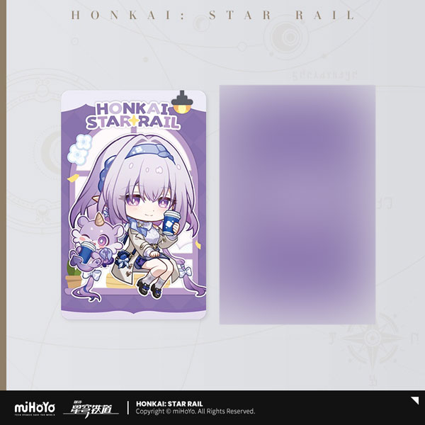 miHoYo Honkai: Star Rail Express Travelogue Series Chibi Collectible Card - Castorice imagen 1