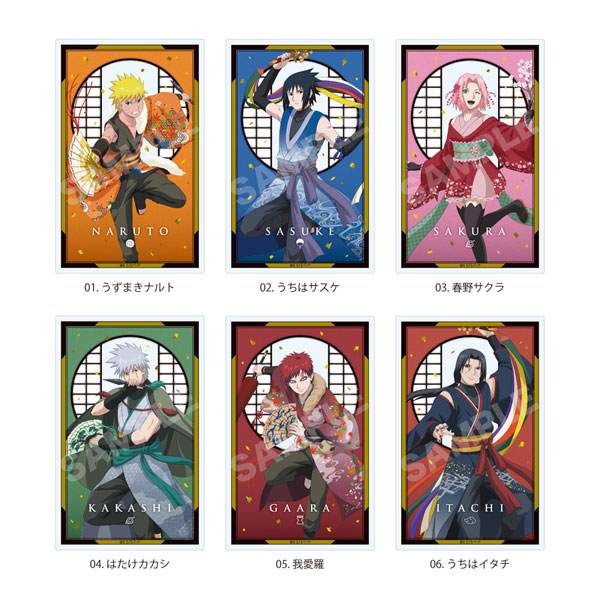 CS.FRONT NARUTO Shippuden Dance Performance ver. Clear Sheet 01 Complete 6Type BOX