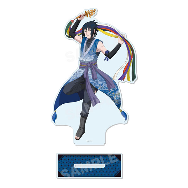 CS.FRONT NARUTO Shippuden Dance Performance ver. Big Acrylic Stand 02 Sasuke Uchiha gambar 1