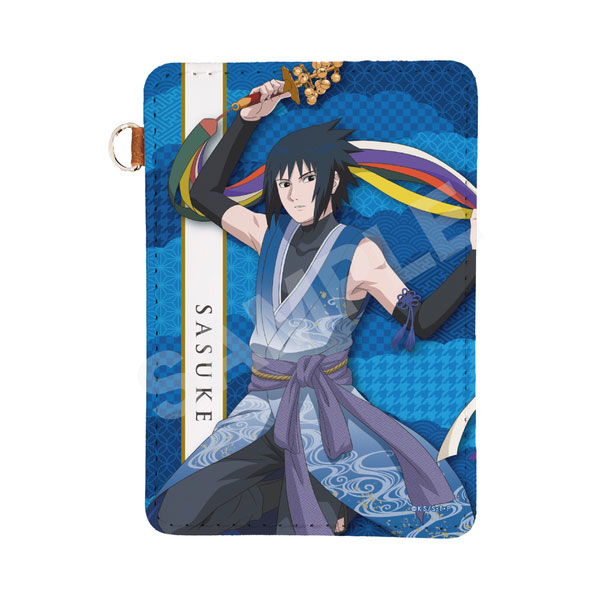 CS.FRONT NARUTO Shippuden Dance Performance ver. Leather Pass Case 02 Sasuke Uchiha gambar 1
