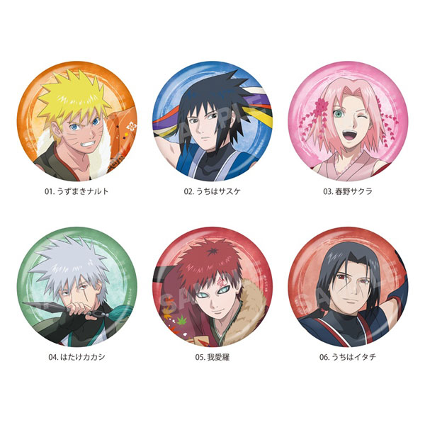 CS.FRONT [Bonus] NARUTO Shippuden Dance Performance ver. Tin Badge 01 Complete 6Type BOX