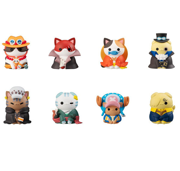 MegaHouse MEGA CAT PROJECT ONE PIECE NYAN PIECE NYAN! I'll Become the Pirate King, Meow! 8Pack BOX Bild 1