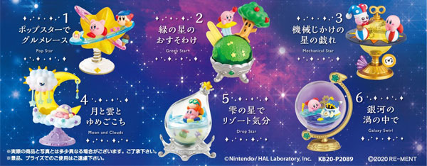 RE-MENT Kirby's Starrium 6Pack BOX Bild 1