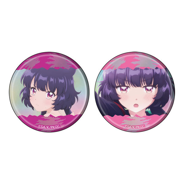 ATFES TV Anime "Meiden Kaiju Carameliser" Hologram Tin Badge 2pcs. Set Kuroe Akaishi [A] Bild 1