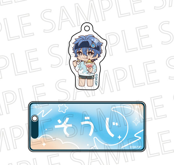 SR-GYM TV Anime "Dead Account" Relax Time Name Keychain Soji Enishiro รูปภาพ 1