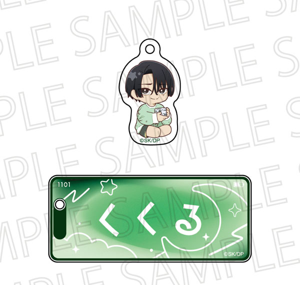 SR-GYM TV Anime "Dead Account" Relax Time Name Keychain Kukuru Kasubata Bild 1