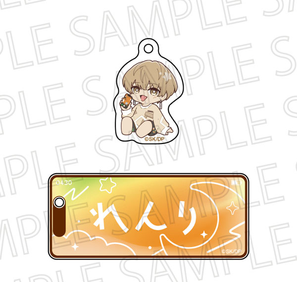 SR-GYM TV Anime "Dead Account" Relax Time Name Keychain Renri Hasumi รูปภาพ 1